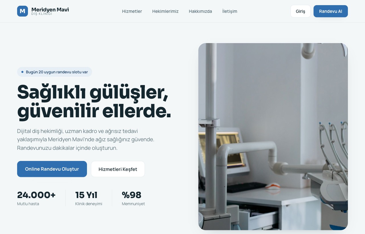 Diş Kliniği — Meridyen örneği