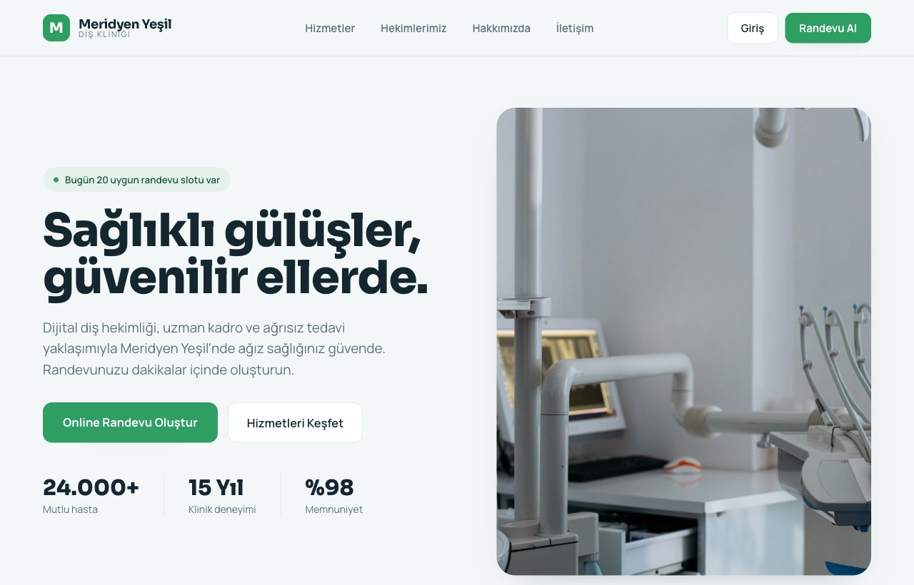 Diş Kliniği — Meridyen örneği