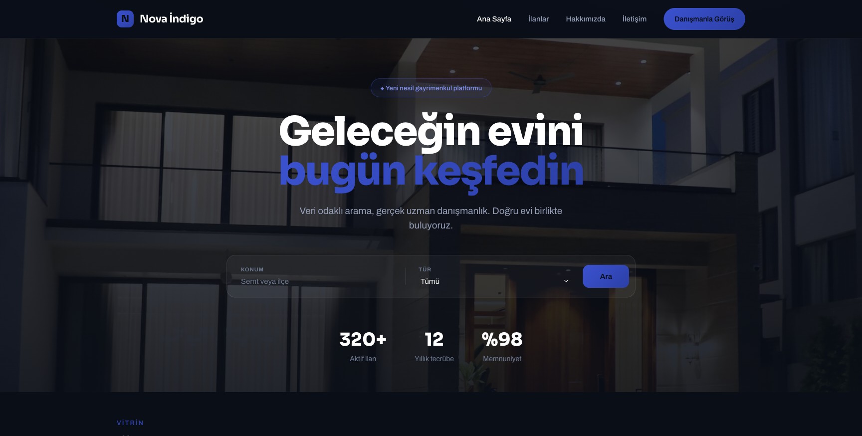 Emlak — Nova Estate örneği